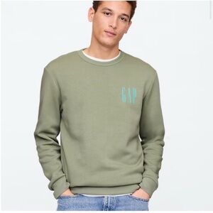 GAP Men's Sage Green Sweatshirt